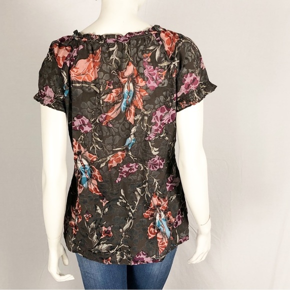 🥀Esprit Lightweight Floral Button-Up Blouse | Romantic Boho | Size 4🥀 - Picture 8 of 9